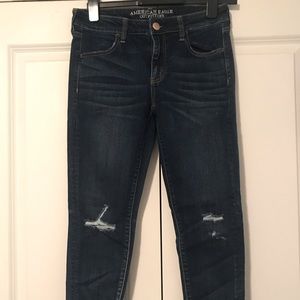 AE Distressed Skinny Jeggings